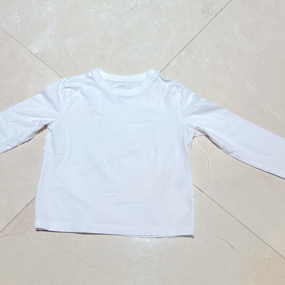 Coolibar white spf 50+ shirt in xs kids